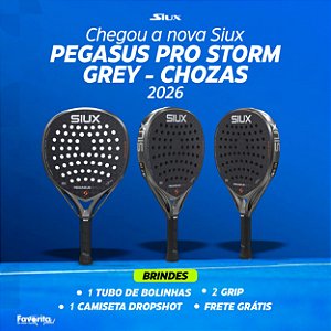 Raquete de Padel Siux Siux Pegasus Pro Storm Grey 2026 Alex Chozas