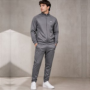 Agasalho Fila Essentials II Masculino Cinza Médio