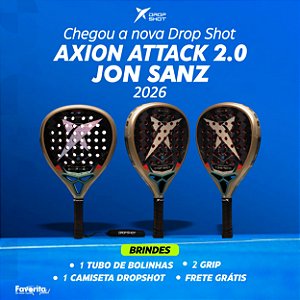 Raquete de Padel Drop Shot Axion Attack 2.0 2026 Jon Sanz