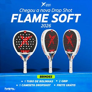 Raquete de Padel Drop Shot Flame Soft 2026