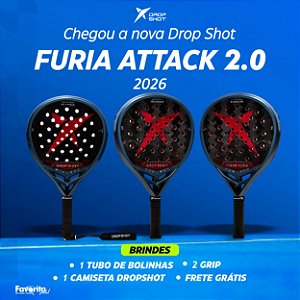 Raquete de Padel Drop Shot Furia Attack 2.0 2026