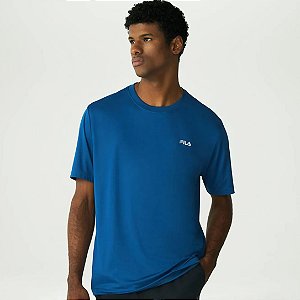 Camiseta Fila Comfort Basic Sports Masculina Azul Escuro