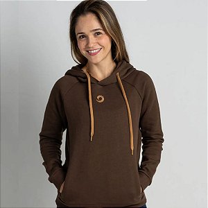 Moletom Compass Feminino Marrom