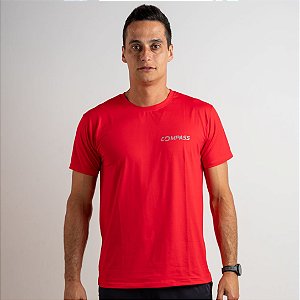Camiseta Compass Masculina Vermelha