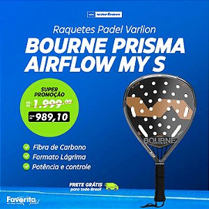 Raquete de Padel Varlion Bourne Summum Prisma Airflow My S