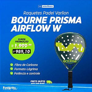 Raquete de Padel Varlion Bourne Summum Prisma Airflow W