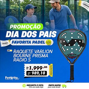 Raquete de Padel Varlion Bourne Summum Prisma Radio W | Favorita