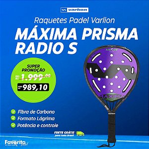 Raquete de Padel Varlion Máxima Summum Prisma Radio S