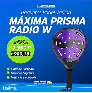 Raquete de Padel Varlion Máxima Summum Prisma Radio W