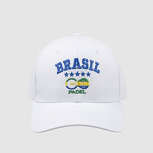 Boné Go Padel Go Brasil Branco