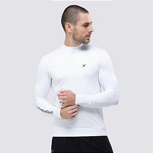 Blusa Térmica DROP SHOT Masculina Branca