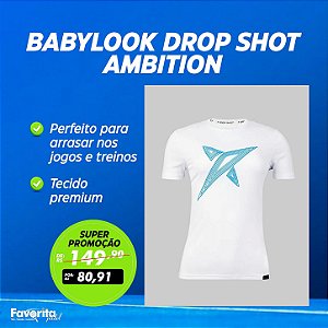 Babylook DROP SHOT AMBITION Branco