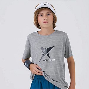 Camiseta DROP SHOT Game W25 Infantil Cinza