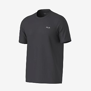 Camiseta Fila Basic Sports II Masculina Preto/Prata