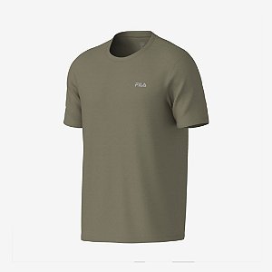 Camiseta Fila Sport Melange II Masculina Mescla Musgo