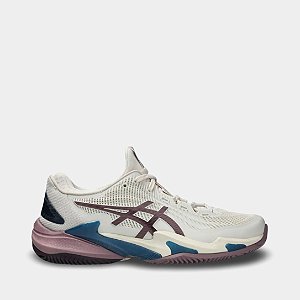 Tênis ASICS Court FF 3 Clay - Feminino Bege/Roxo