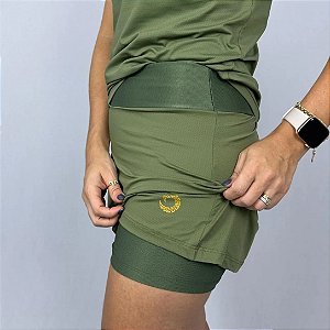 Saia Short Compass Verde Militar