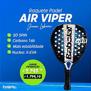 Raquete de Padel Babolat Air Viper Azul