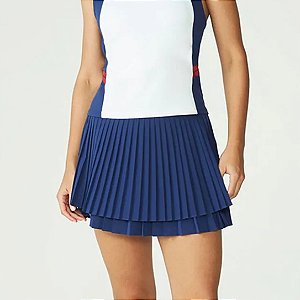 Short Saia Fila Pleated Wrap Feminino