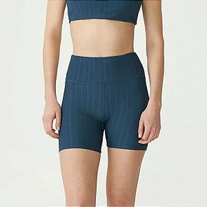 Bermuda Fila Pinstripes Flow II Feminina Marinho Nautico
