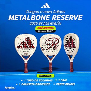 [PRÉ-VENDA] Raquete de Padel Adidas Metalbone Reserve 2026 By Ale Galan