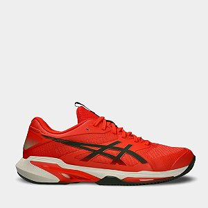 Tênis ASICS Solution Speed FF 4 Clay - Masculino - Laranja/Verde