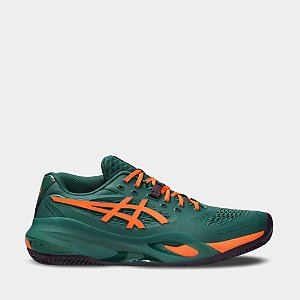 Tênis ASICS Gel-Resolution X Padel - Masculino - Verde/Laranja