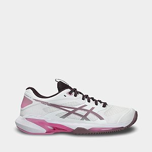 Tênis ASICS Solution Speed FF 4 CLAY Feminino - Branco/Roxo