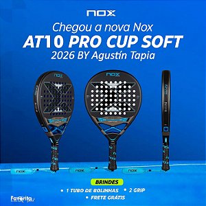 Raquete de Padel Nox At10 Pro Cup Soft 2026 Agustín Tapia