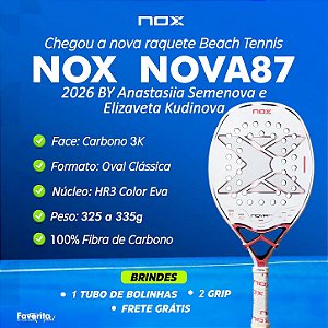 Raquete de Beach Tennis NOVA87 2026 | NOX - by Anastasiia Semenova/Elizaveta Kudinova