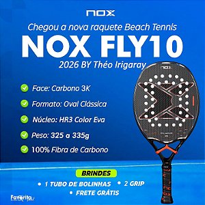 Raquete de Beach Tennis FLY10 2026 | NOX - by Théo Irigaray