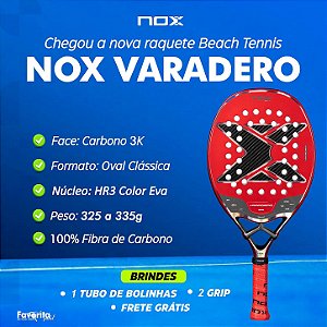 Raquete de Beach Tennis VARADERO 2026 | NOX