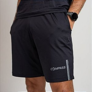 Bermuda Masculina Compass Preta
