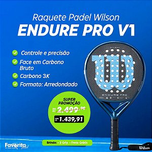 Raquete de Padel Wilson Endure Pro V1