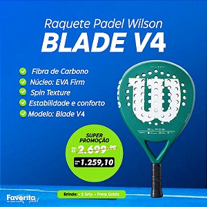 Raquete de Padel Wilson Blade V4