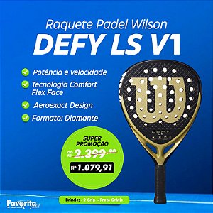 Raquete de Padel Wilson DEFY LS V1