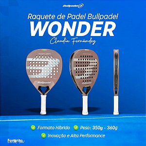 Raquete de Padel Bullpadel Wonder 2026 Claudia Fernández