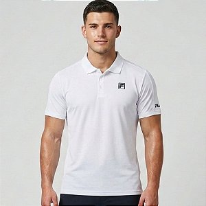Polo Fila Tennis Line III Masculina Branco