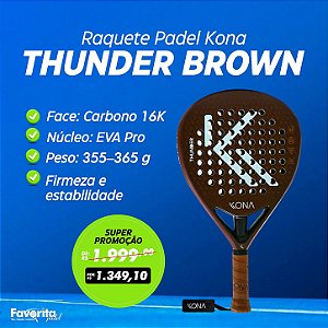 Raquete de Padel Kona THUNDER BROWN
