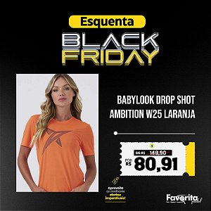 Babylook DROP SHOT Ambition W25 Laranja