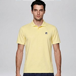 Polo Fila Tennis Basic Amarelo Pastel