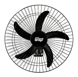 Ventilador de Parede Wap Rajada Pro 60 Bivolt Preto - WAP