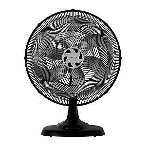 Ventilador de Mesa Oscilante Ventisol, Turbo 6 Pás Premium, Preto, 50cm - 220V