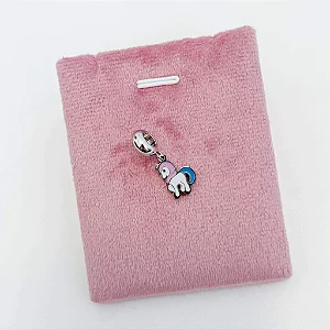 Berloque Unicórnio Aço Inox