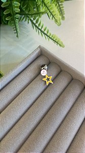 Berloque Estrela Aço Inox