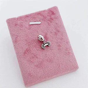 Berloque Halteres Aço Inox