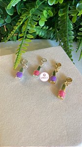 Berloque Nails Esmalte Semijóia níquel free