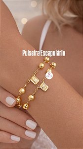 Pulseira Escapulário Semijóia