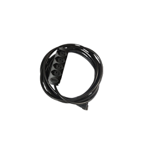 Extensão Elétrica profissional 20A - 10 metros - 4 tomadas - Cabo PP  3 x 2,5mm