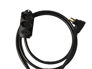 Extensão Elétrica profissional 10A - 4 metros - 2 tomadas - Cabo 2 x 1,00mm